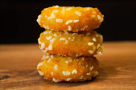 Сырные медальоны с халапеньо 3 штуки