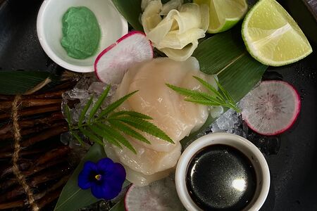 Сашими из морского гребешка