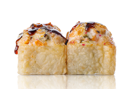 Запеченный ролл с мидиями