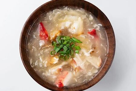 Суп из акульих плавников с крабом