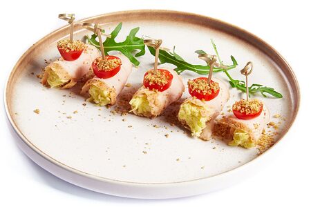 Рулеты из куриного филе