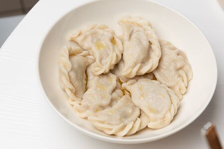 Вареники с домашним творогом