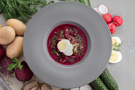 Борщ холодный