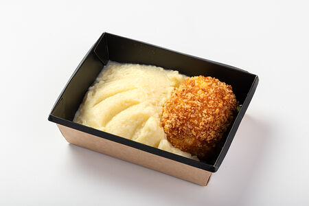 Котлета по-киевски с пюре