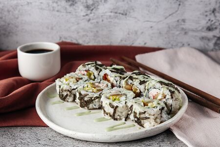 Масляная рыба с васаби