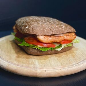 Чиабатта с запеченной курной грудкой