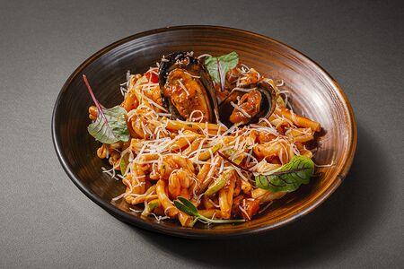 Казаречче с морепродуктами