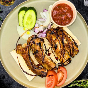 Свиные ребрышки на мангале