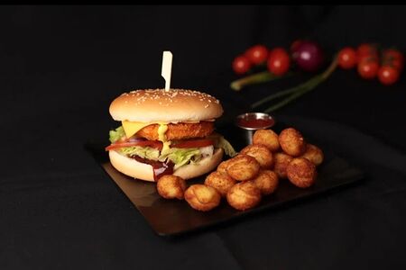 Бургер с курицей 