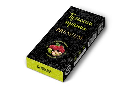 Тульский пряник Premium Фисташковый с малиной