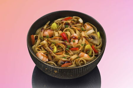 Лапша Удон с креветкой