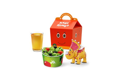 Кидз Комбо стартер или салат с игрушкой