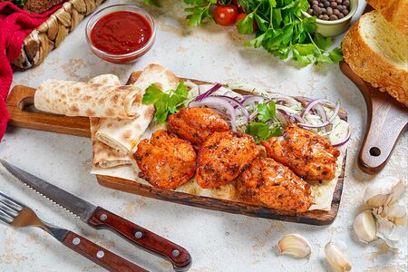 Шашлык из куриного филе