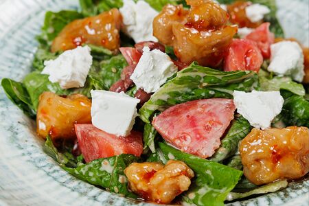 Салат с курочкой и красной фасолью