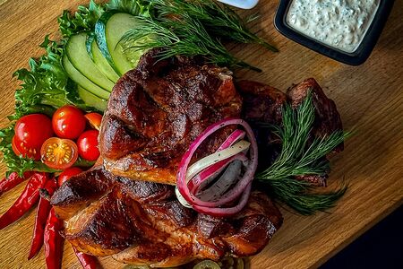 Стейк из свинины шея