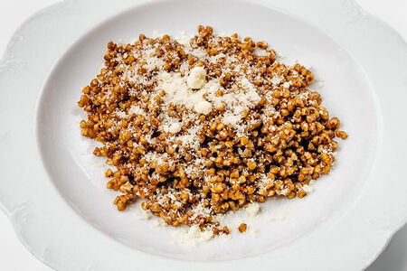 Гречка с пармезаном