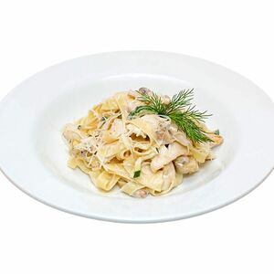 Паста домашняя с куриным филе