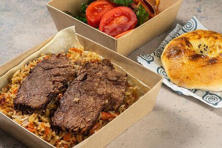 Плов узбекский с говядиной