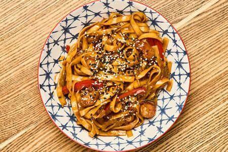 Креветки терияки