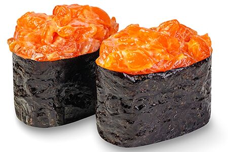 Гункан спайси лосось