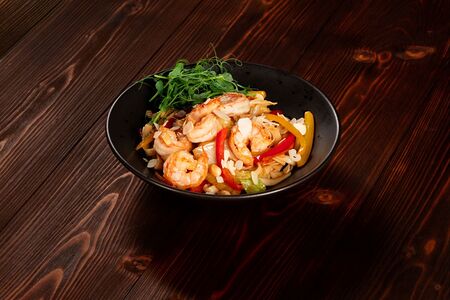 Удон с креветкой