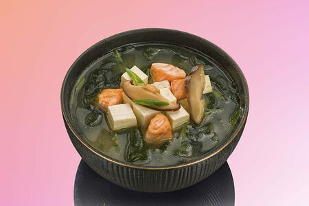 Мисо-суп с лососем