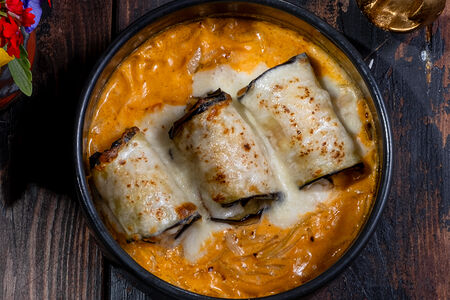 Баклажан с мясом