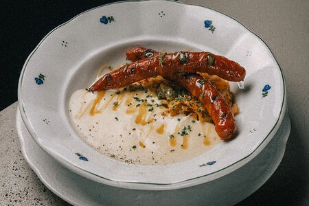 Охотничьи колбаски с пармантье