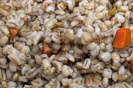 Перловочка на пару с овощами