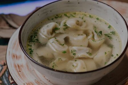 Чучвара с бульоном 