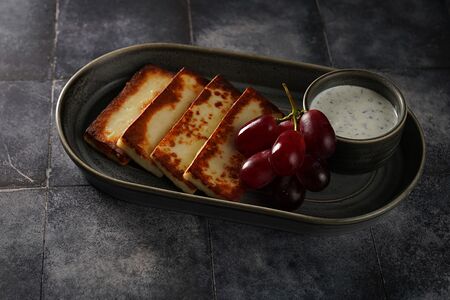 Жаренный халуми