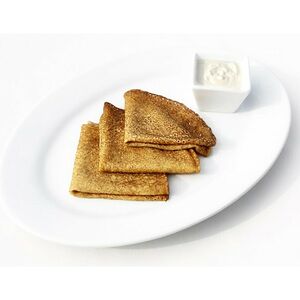 Блинчики со сметаной