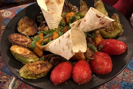 Садж с лососем 