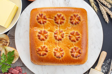 Пирог закрытый с мясом