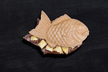 Тайяки банан-нутелла