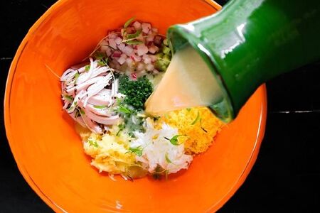 Окрошка индейка