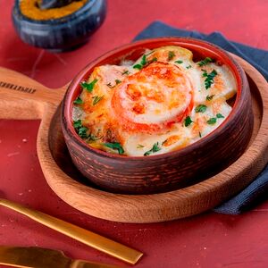 Говядина с картофелем и грибами