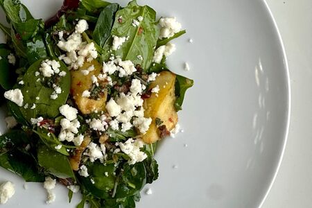 Баклажан, цукини, мягкий сыр