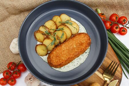 Крокет рыбный с картофелем