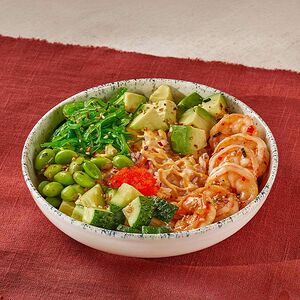 Поке с креветками