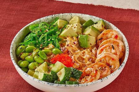 Поке с креветками