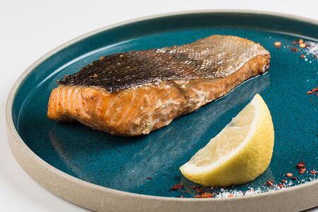 Стейк из лосося