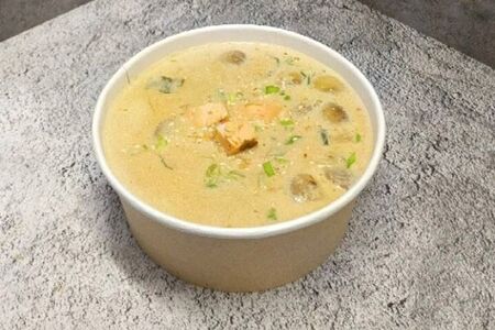 Сливочный мисо с лососем