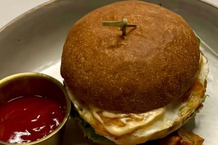 Бургер с курицей 