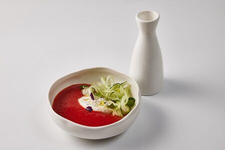 Гаспачо с бурратой