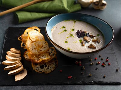 Крем-суп из шампиньонов