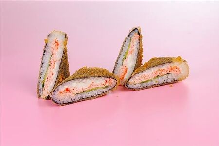 Брускетта с крабом