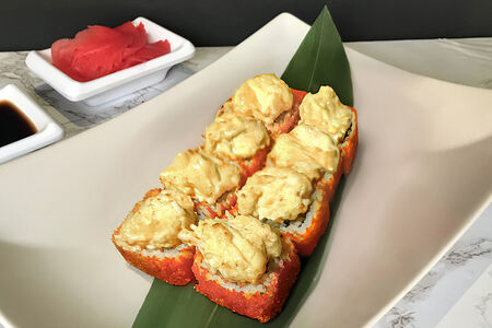 Запечённый с лососем