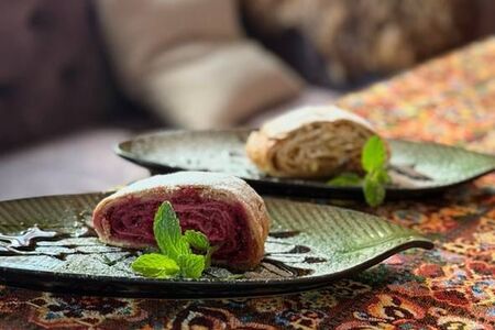 Штрудель с яблоком