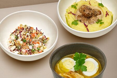 Комбо-обед из трёх блюд